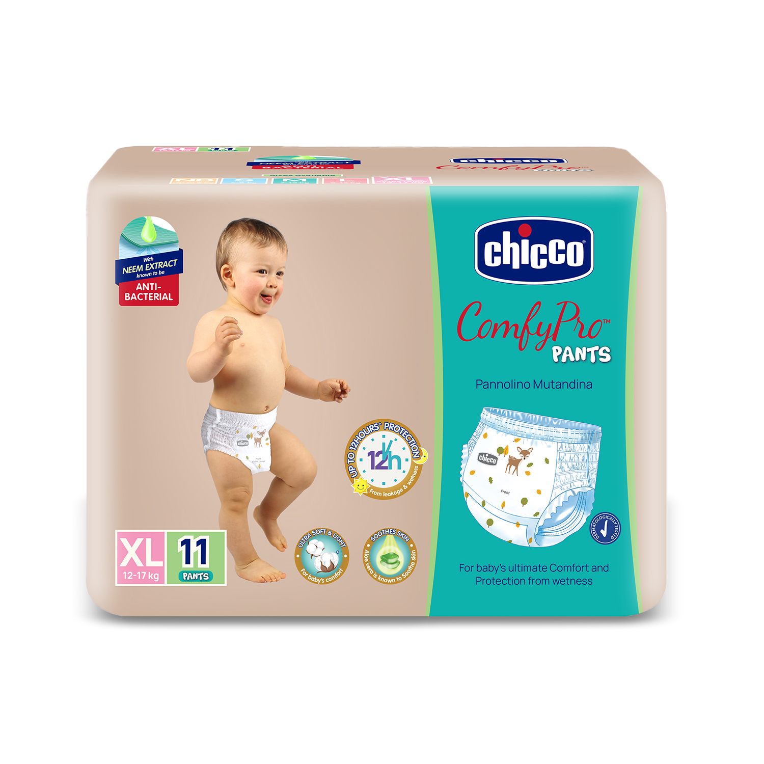 Chicco Comfypro Pants Extra Large 22 Pc-11Piece